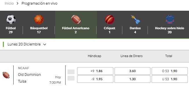 Streaming en Betway Chile
