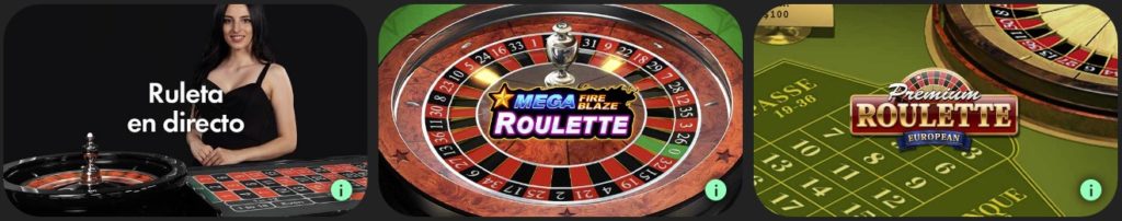 Ruleta online en Bet365 Casino