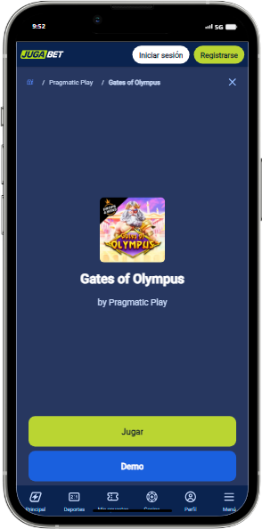 Gates of Olympus en JugaBet Casino
