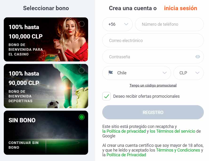 20Bet Casino Registro