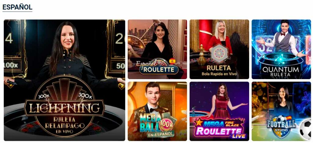 20Bet Casino en vivo