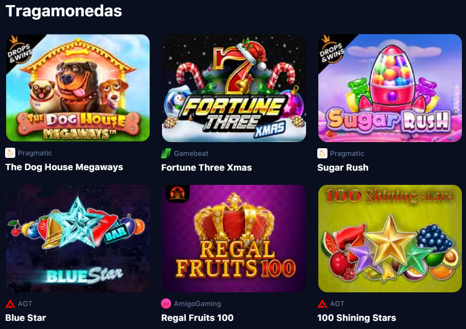 Tragamonedas en 1Win Casino