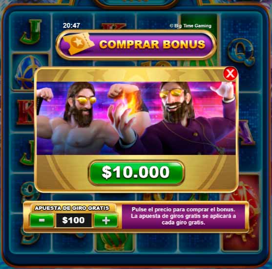 Compra de Bonos en Rasputin Slot