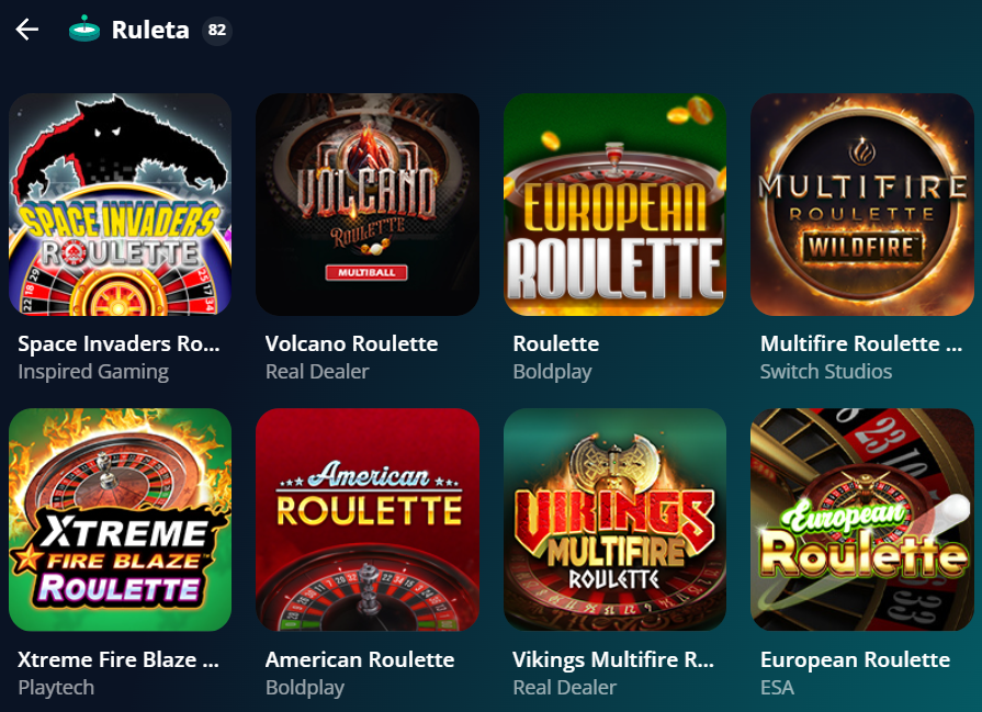 Ruleta online en Novibet Casino Chile