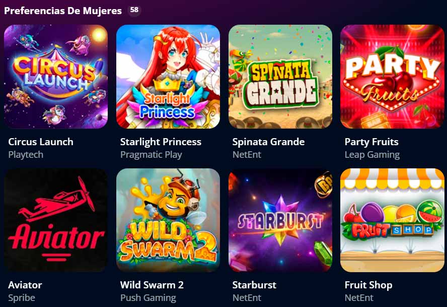 Noviladies Juegos favoritos de las mujeres en Novibet Casino Chile