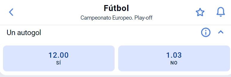 Apuestas a Autogol en JugaBet Chile