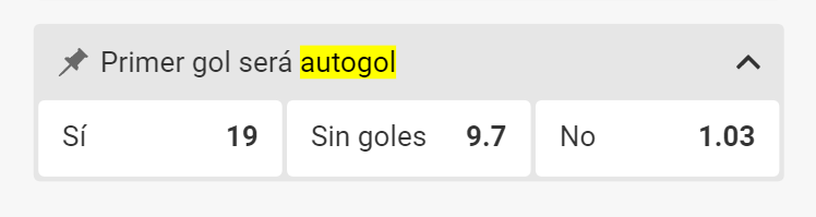 Apuestas a Autogol en Megapari Chile