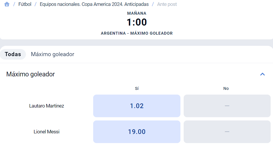 Apuestas Máximo Goleador en JugaBet