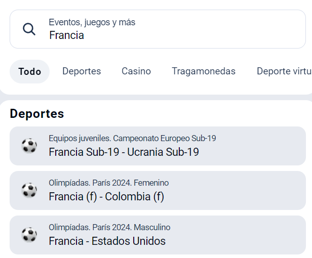 Cuánto paga Francia en las apuestas