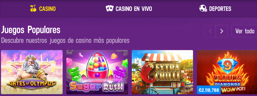 Mejores juegos en Lucky Casino Chile