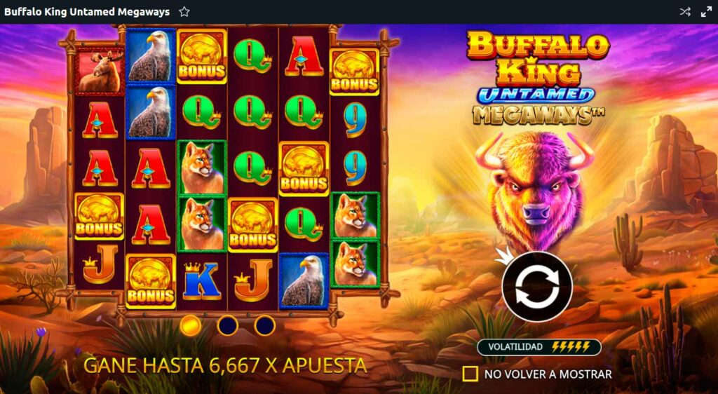 Buffalo King Untamed Megaways - Cómo Jugar