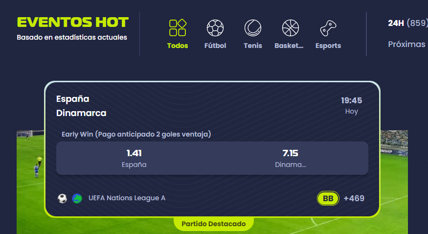 Eventos hot en Epicbet Chile