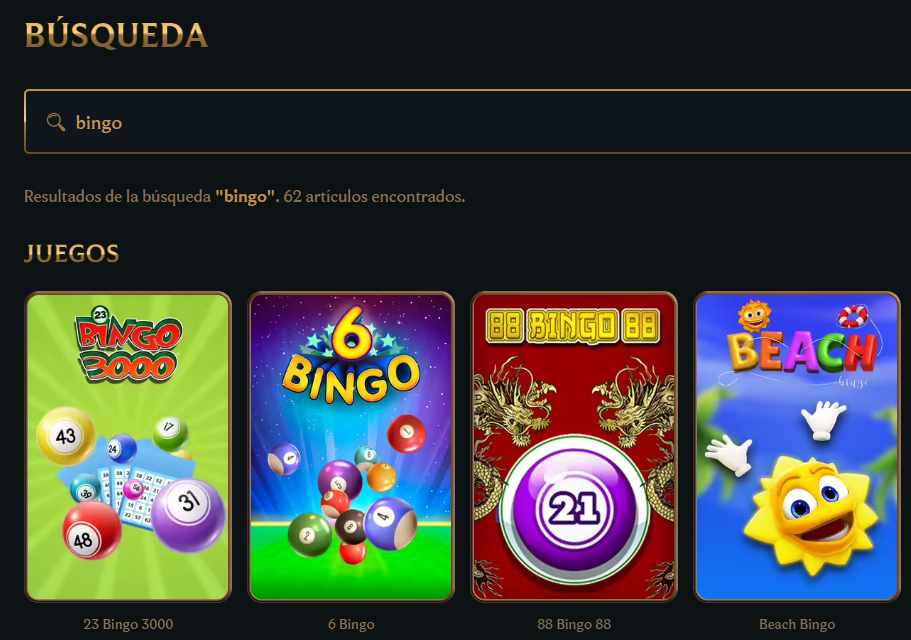 Bingo en Talismania Casino