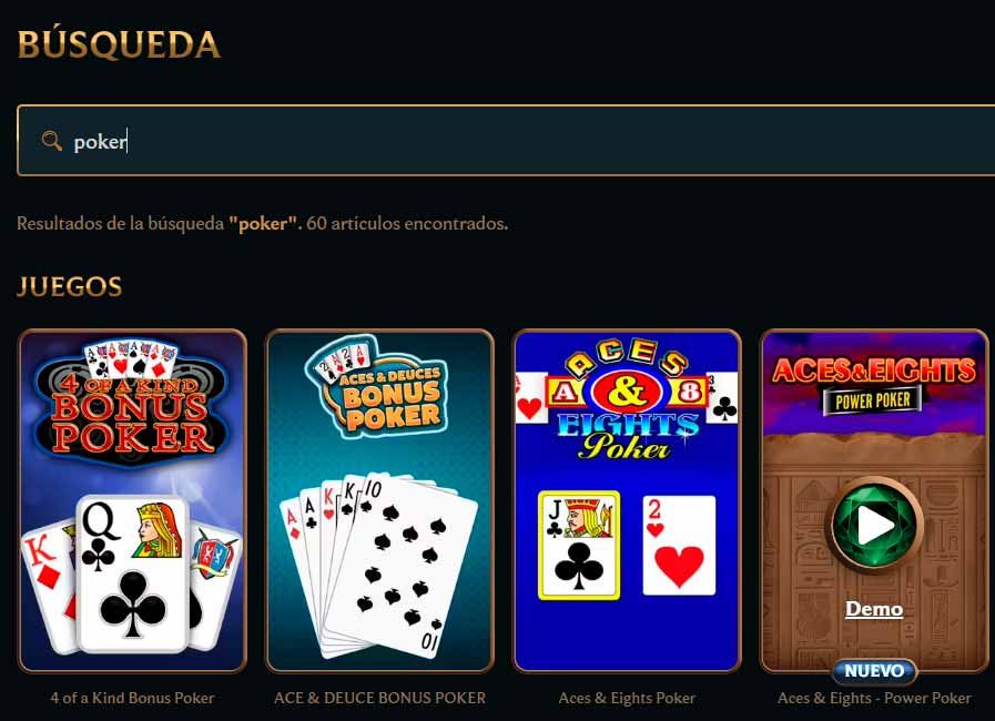 Poker en Talismania Casino