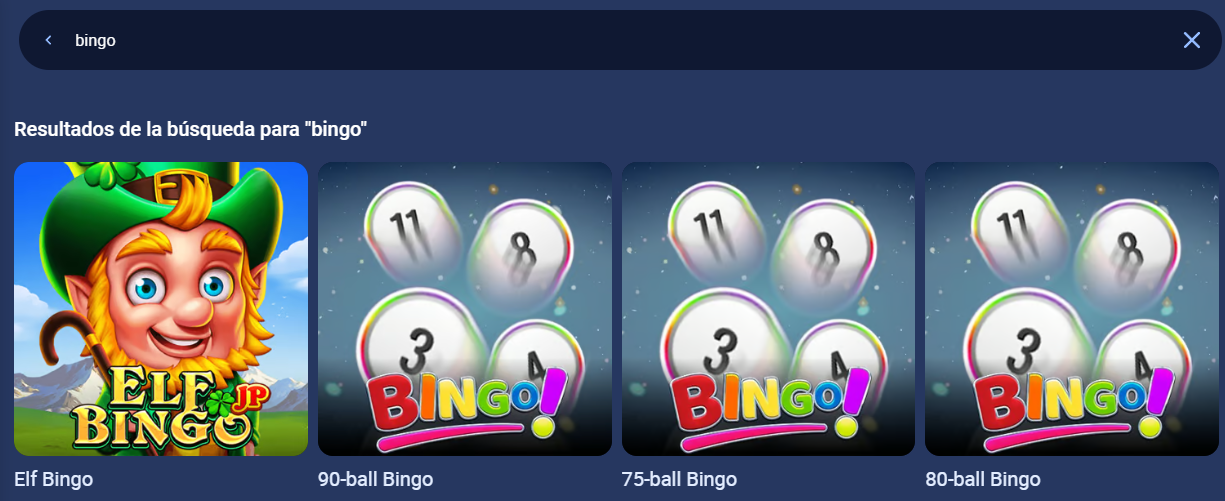 Bingo en JugaBet Casino