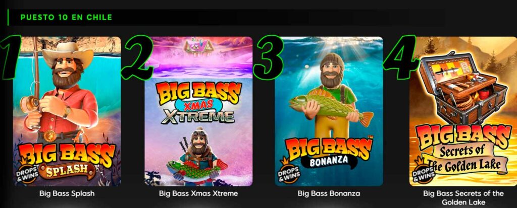 Mejores juegos en 888Casino Chile