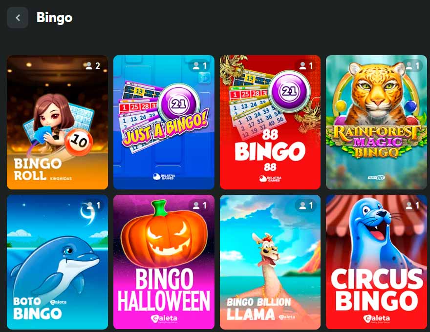 Bingo en BC Game Casino