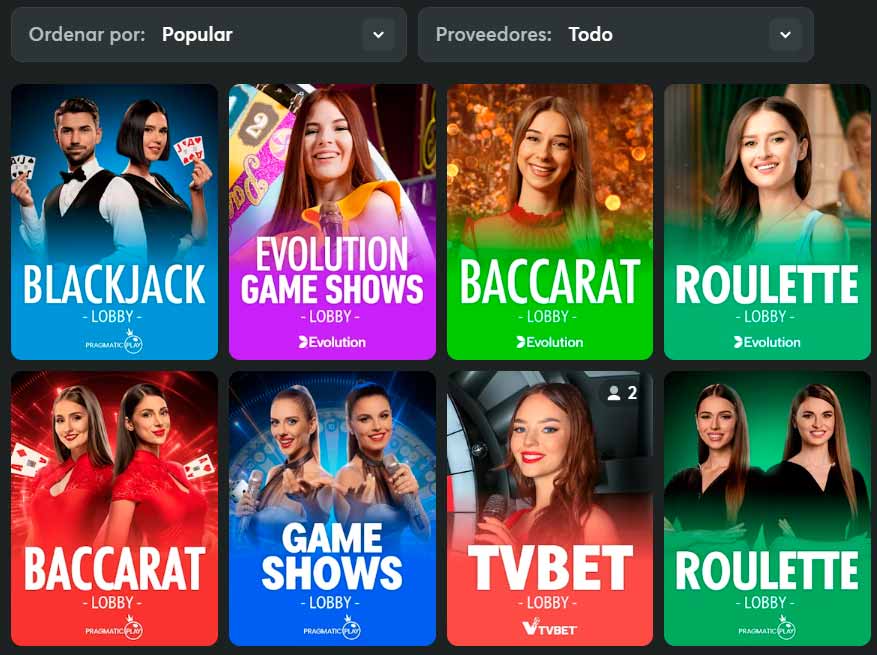 BC Game Casino en vivo