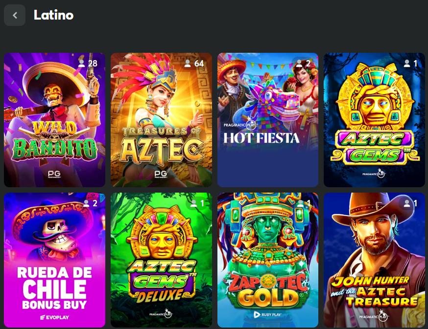 Juegos latinos en BC Game Casino