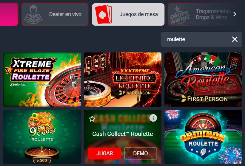 Ruleta en BetSala Casino
