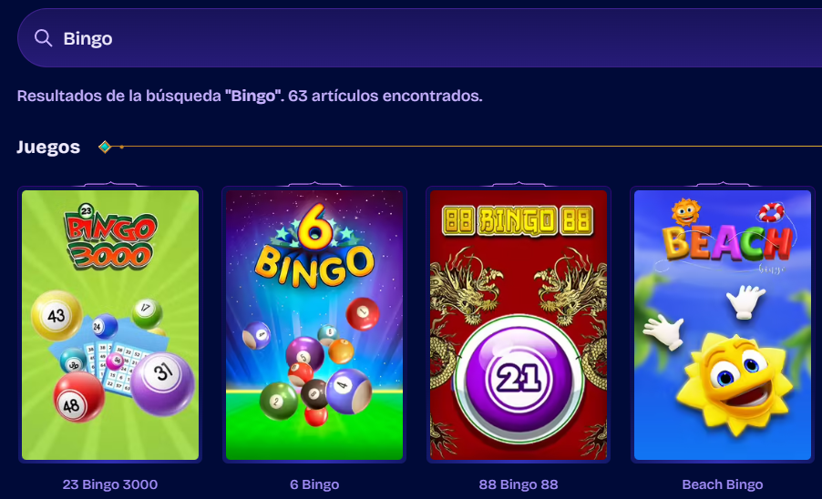 Bingo en GeniePlay Casino