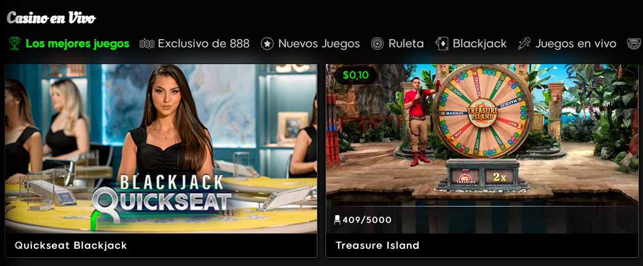888Casino en vivo