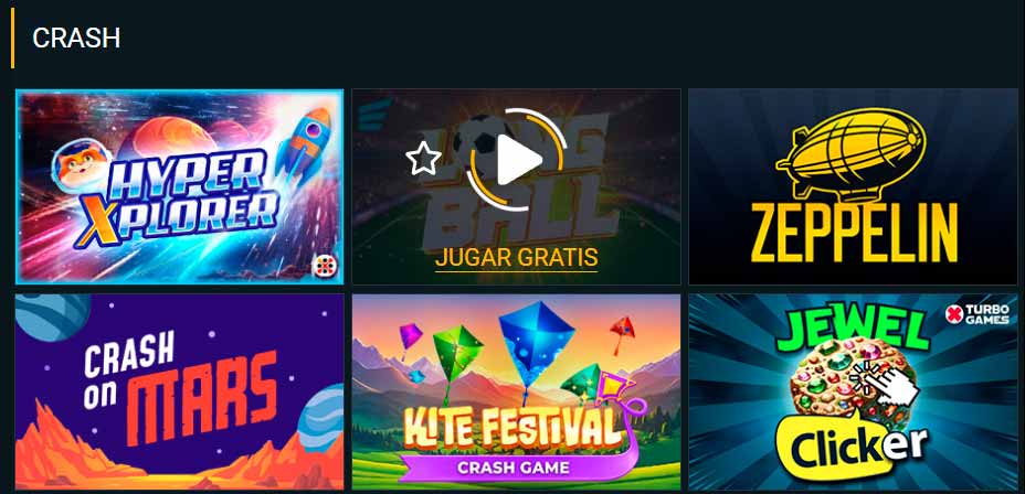 Juegos Crash en Melbet Casino