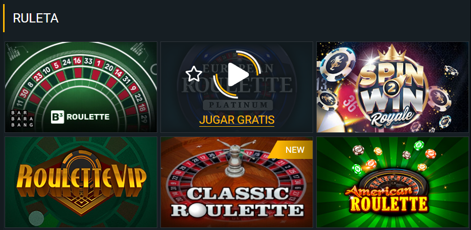 Ruleta en Melbet Casino