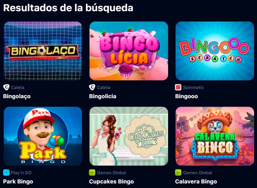 Juegos de vídeo bingo en 1win Casino Chile