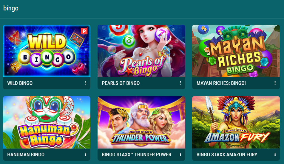 Bingo en 22bet Casino