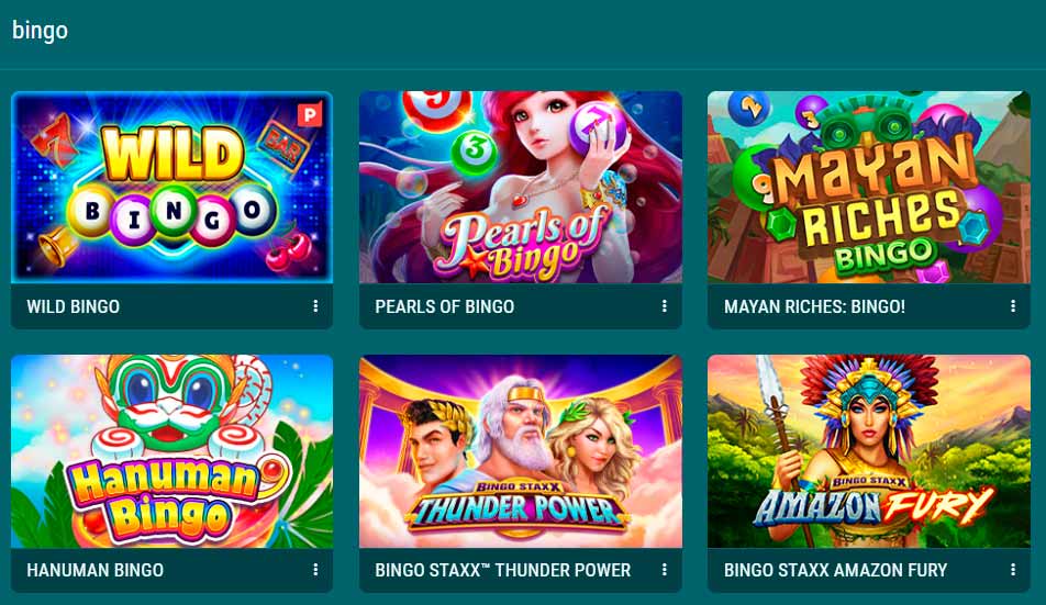 Bingo en 22bet Casino