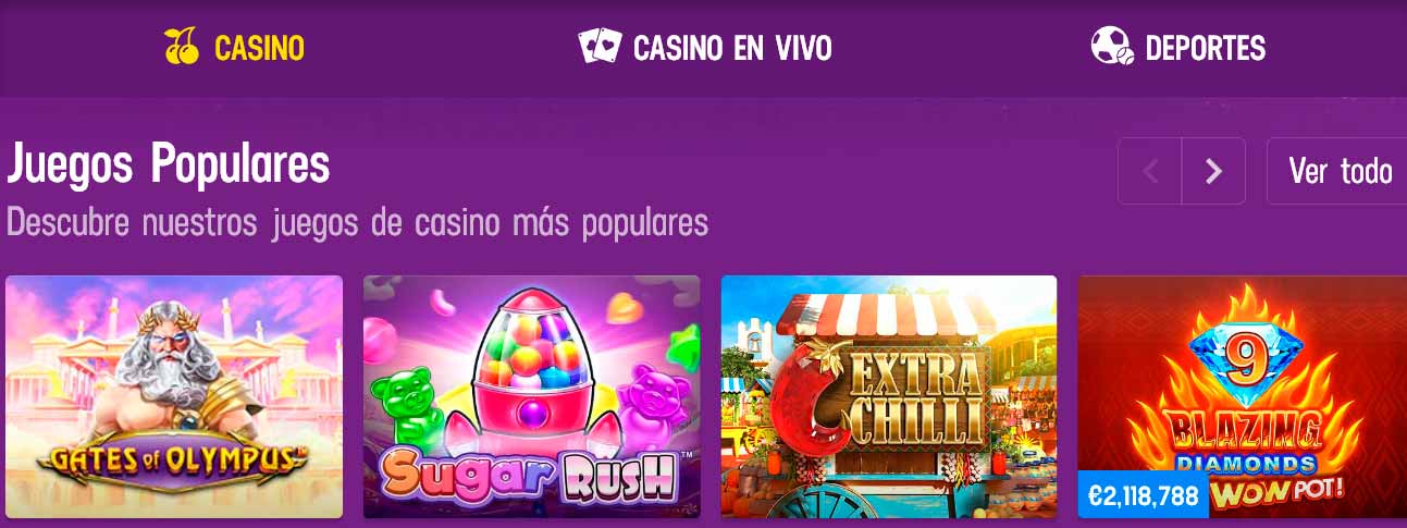 Mejores juegos en Lucky Casino Chile