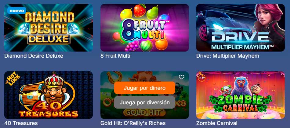 Juegos Gratis en Megawin Casino