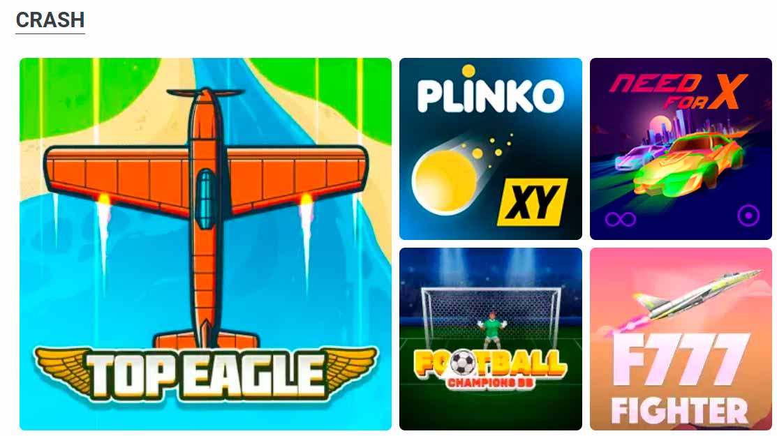 Juegos Crash en TonyBet Casino