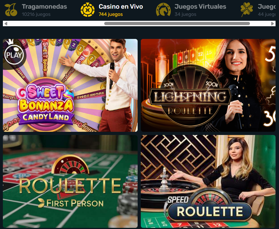 Como jugar en el casino en vivo de CampeonBet