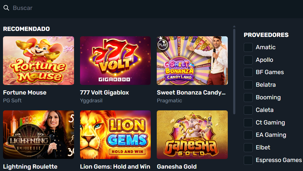 Como jugar casino en CampeonBet