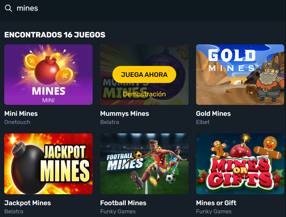 Como jugar buscaminas en CampeonBet Casino