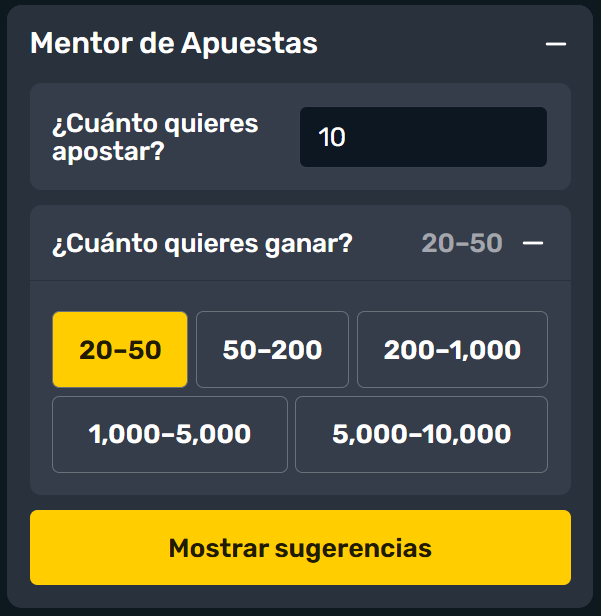 Mentor de apuestas en CampeónBet