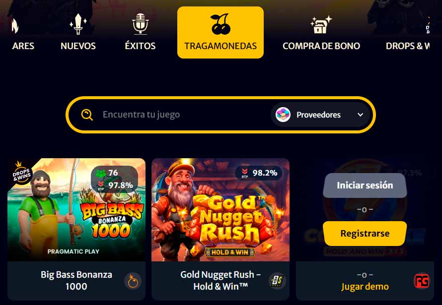 Mejores juegos tragamonedas en Hellspin Casino Chile