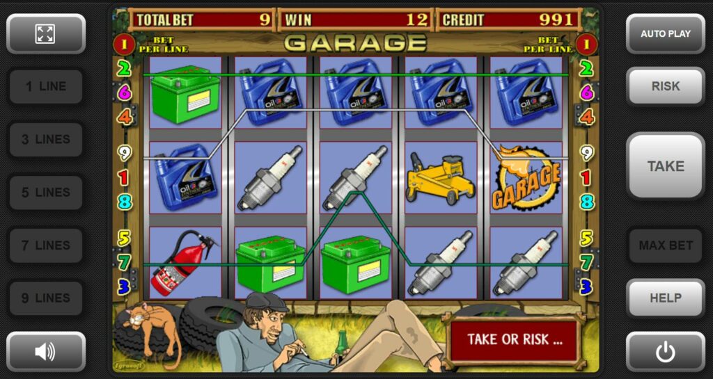 Cómo jugar la Tragamonedas Garage en los casinos