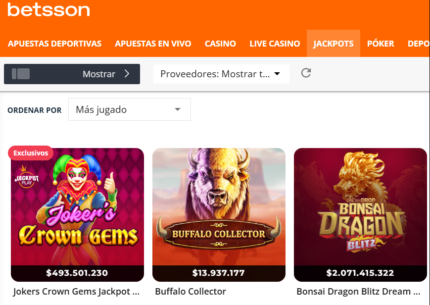 Tragamonedas con jackpots progresivos en Chile