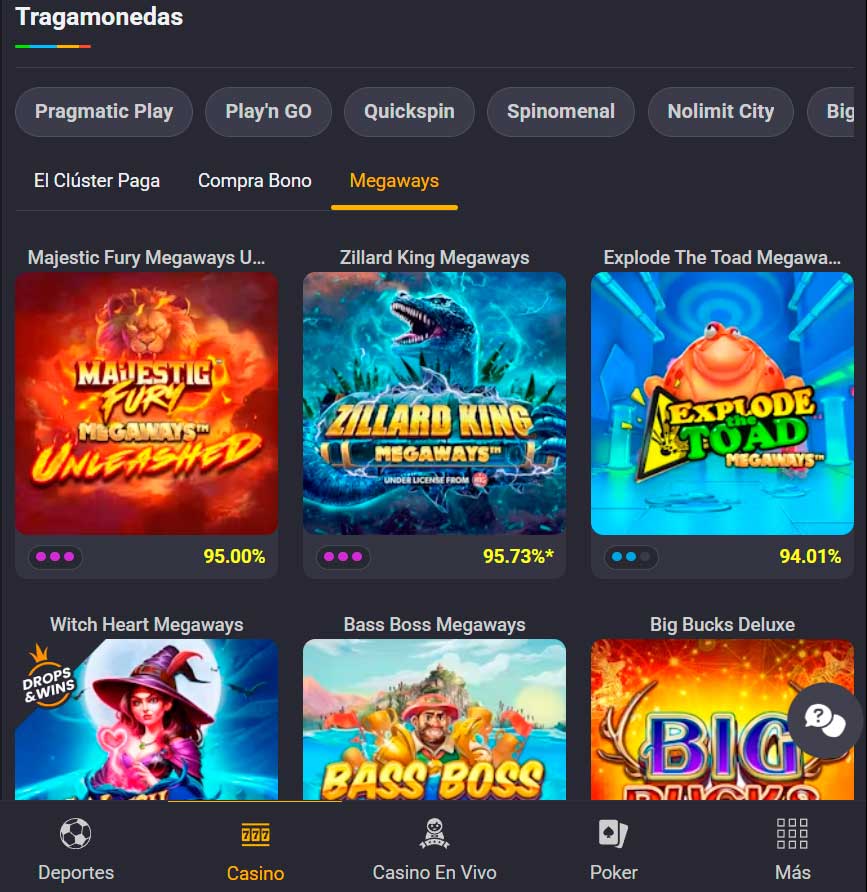 Megaways en Coolbet Casino