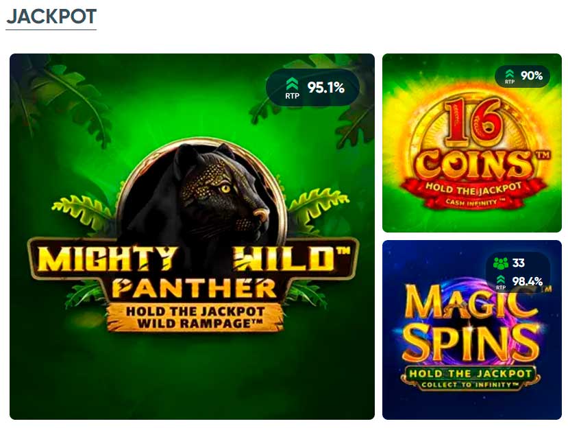 Slots con jackpot en Ivibet Casino