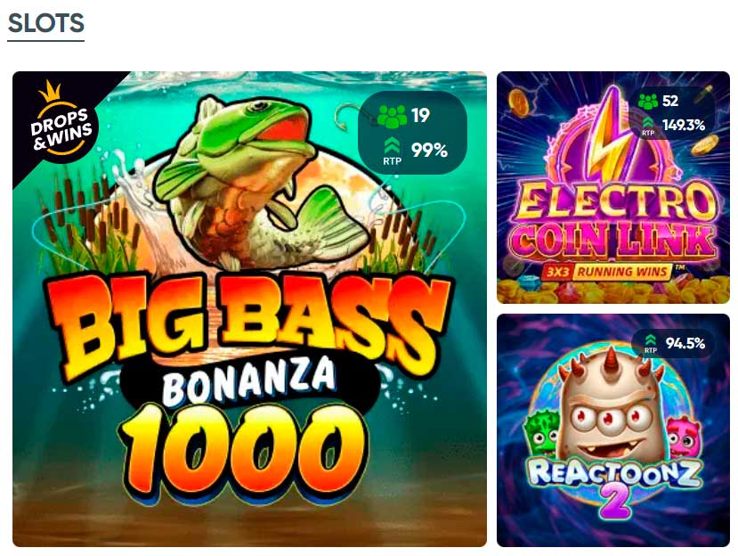 Tragamonedas que más pagan en Ivibet Casino