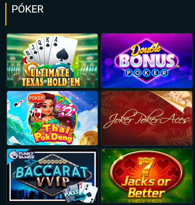 Juegos de azar online en Chile - Póker en Melbet Casino