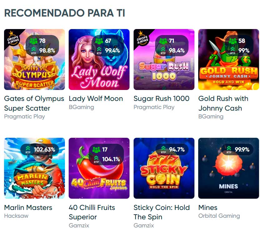 Juegos que más pagan en Ivibet Casino