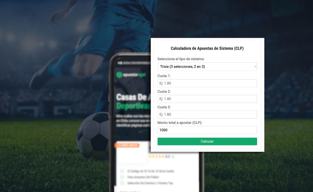 Calculadora de Apuestas Sistema | Herramienta
